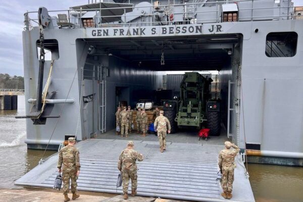 US military ship heading to Gaza to build port