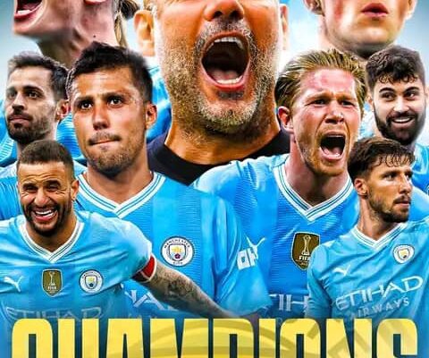 Man City secured their fourth consecutive Premier League title with a comfortable 3-1 win at home against West Ham on the final day of the season.