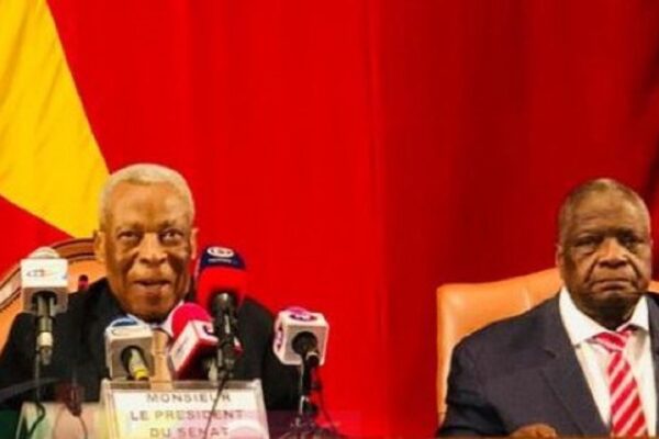 Niat the President of the Senate and Bernard Wongolo