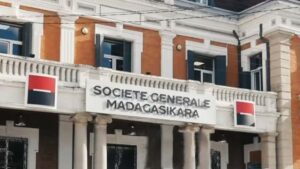 The headquarters of Société Générale in Madagascar