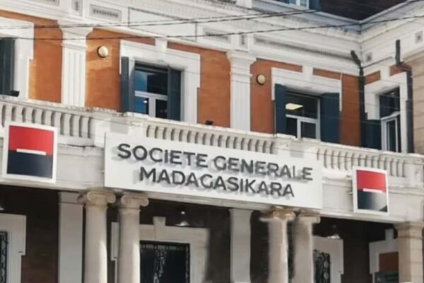 The headquarters of Société Générale in Madagascar