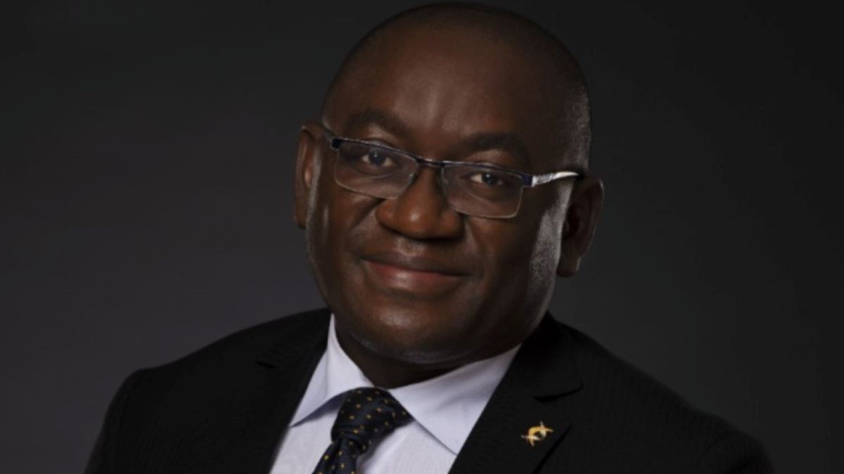 The CEO of Nsia Vie Assurance Cameroon, Olivier Bagneki Hugues