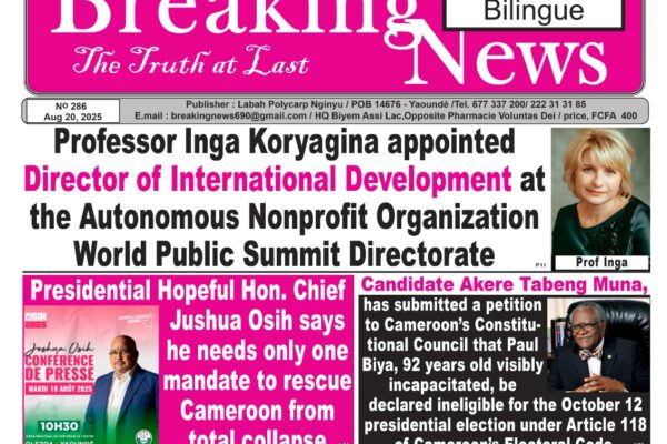 Breaking News Bilingue Latest Edition No.286 Now Available in Newsstands and Digital Format