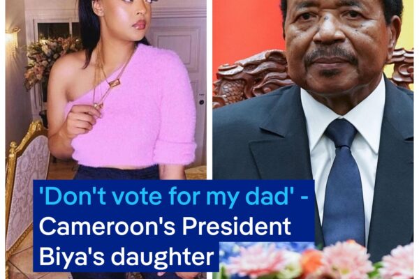 Brenda Biya, the Daughter of the 93-year-old ailing Cameroon President, says no vote for her father
