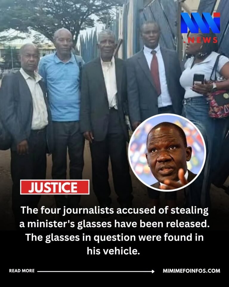 Cameroon: Four journalists detained for stealing a minister’s glasses, released