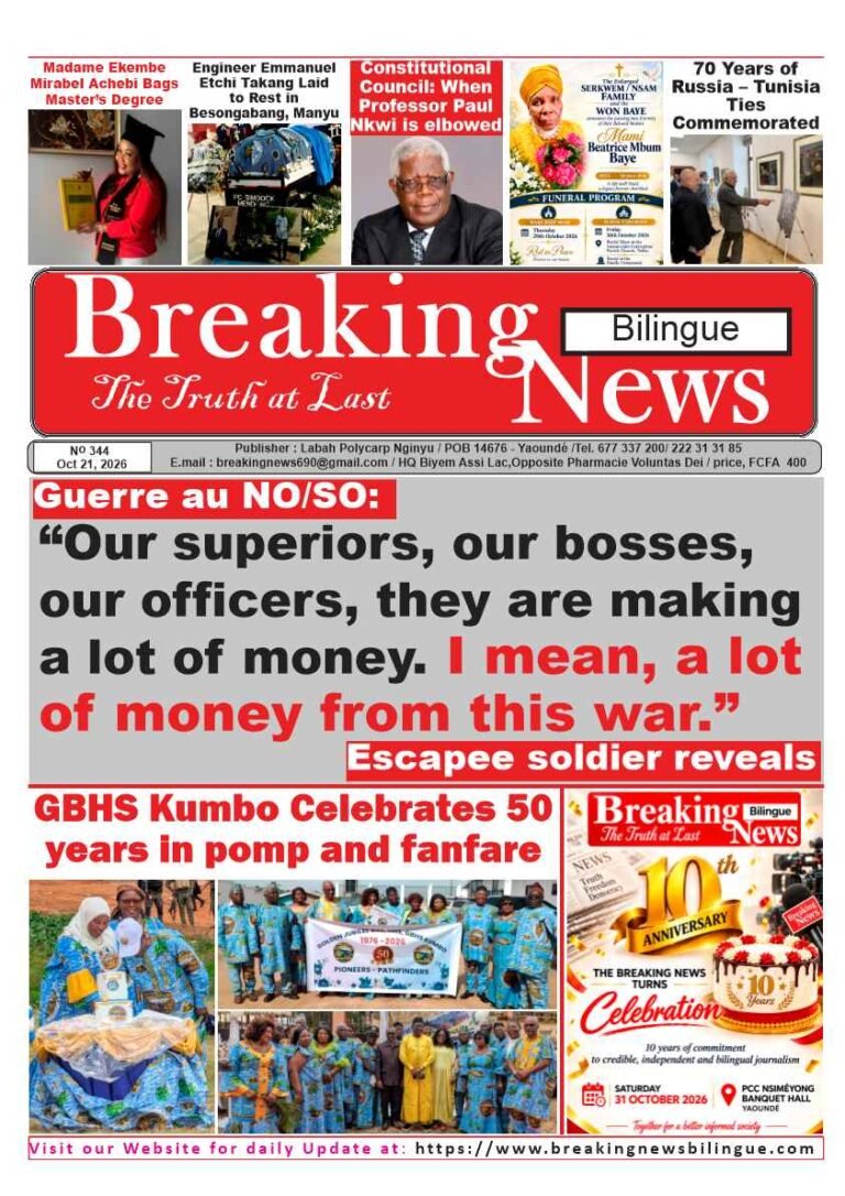 Breaking News Bilingue Latest Edition No. 344 Now Available in Newsstands and Digital Format
